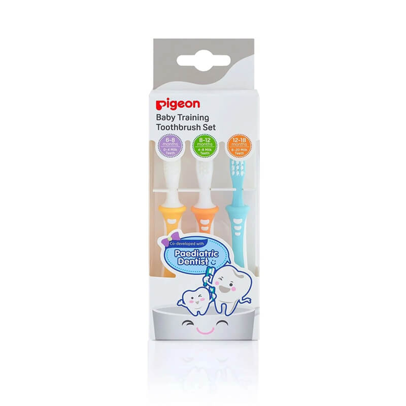 Baby Training Toothbrush Lesson 123 Set