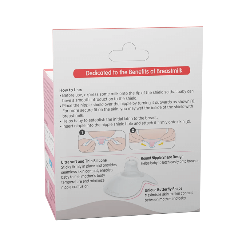Natural Feel Nipple Shield 1pcs Size 3 4 Natural Feel Nipple Shield 1pcs Size 3 Back Side
